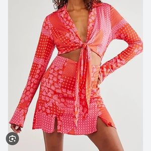 NWOT free people miki mini dress